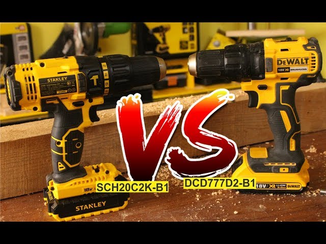 Cordless Dewalt DCD 777 D2 Versus SCH20C2K - YouTube