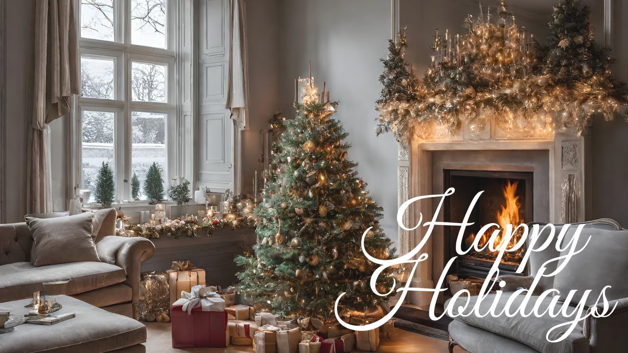 Happy Holidays | Winter Cafe Music | Relax・Work・Study