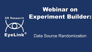 Webinar - Data Source Randomization in Experiment Builder Net Worth