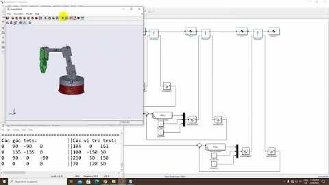 Cách mô phỏng tay máy chuyển động liên tục khi dùng Matlab Simulink và Solidwork