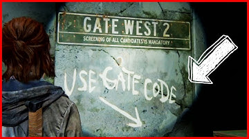 The Last Of Us 2 Part 2 - Gate West 2 Safe Code (Chapter 1 - Downtown Seattle)