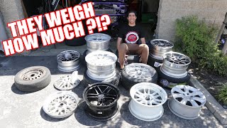BALLER WHEELS vs. TRACK WHEELS | Weight Comparison! by OffBeat Garage 16,957 views 4 years ago 14 minutes, 41 seconds