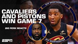 GAME 7 REACTIONS 🍿 Cavaliers &amp; Pistons advance to the 2nd Round to finalize semifinals | SC with SVP