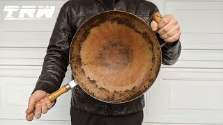 Rusty Wok Restoration - Better than Nonstick