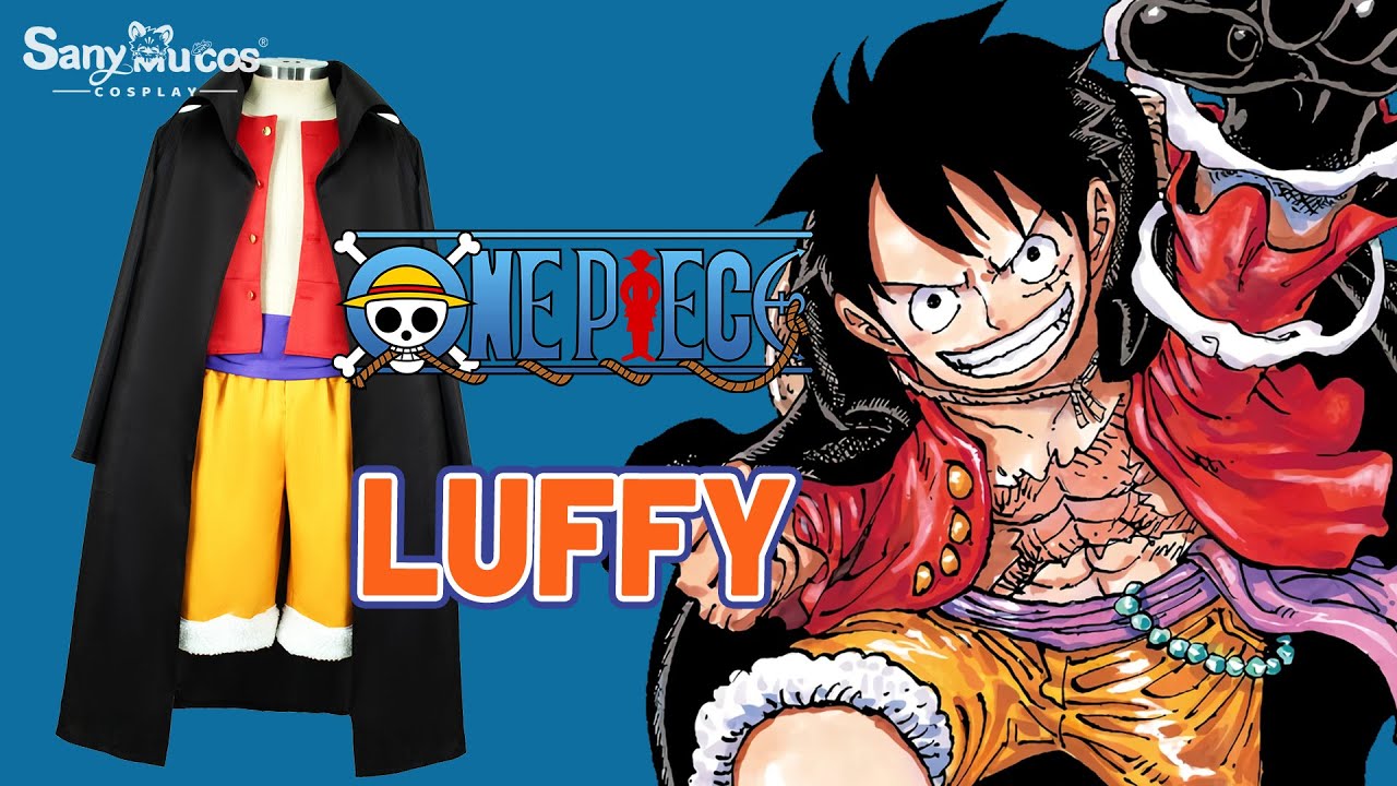 【SanyMuCos】One Piece Monkey D. Luffy Wano Country Cosplay Costume Detail Show