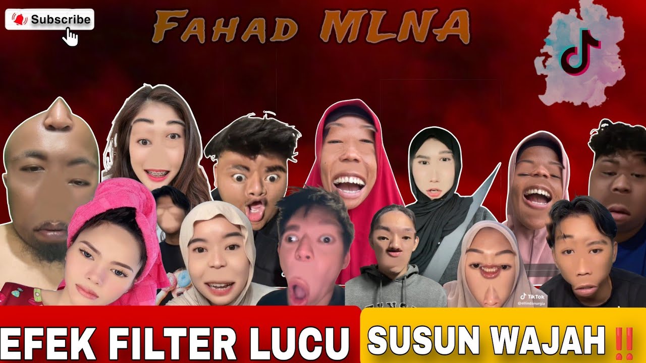 EFEK FILTER SUSUN WAJAH KOCAK VIRAL CORE‼️#trending #meme #fyp #funny ...