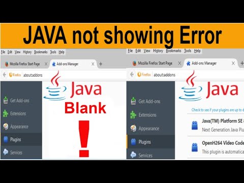 Java Plugin Not Showing in Mozilla Firefox using EPFO solved