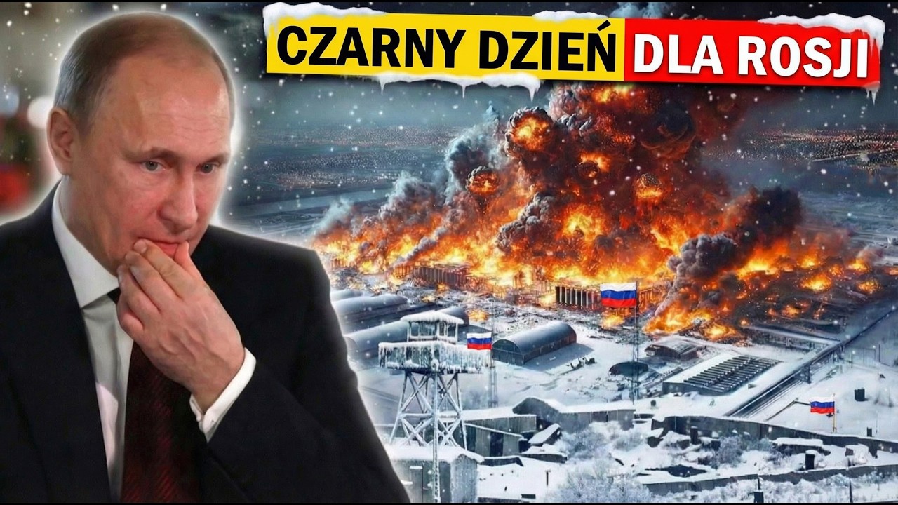 Noc Ognia: Ukraina Użyła „Genialnej” Taktyki, Aby ZNISZCZYĆ Rosyjską Armię Dronów (6 000 ZNIKNĘŁO)