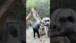 Excavator Bucket Pin and Bushing Replacement