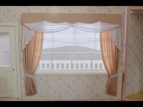 diy dollhouse curtains