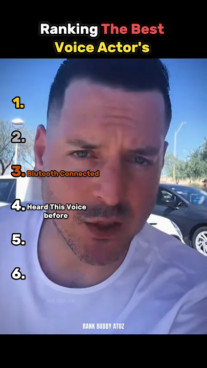 Ranking Best Voice Actor's #ranking #voiceactor #shorts #usa #tiktok