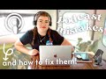 Mistakes Beginner Podcasters Make | Don&#39;t do this if you want to grow your podcast!