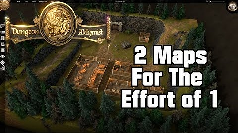 Dungeon Alchemist - Two Quarry Maps - TTRPG Battle Map & Encounters | CMDR_Aconite