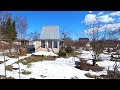 Spring Walk in Old Russian Dacha Community. My Neighbors' Houses