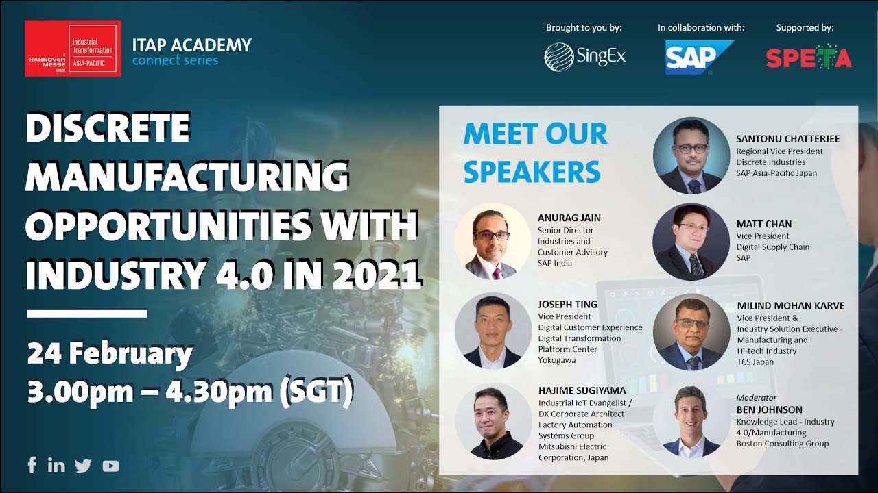 Discrete Manufacturing Opportunities with Industry 4.0 in 2021