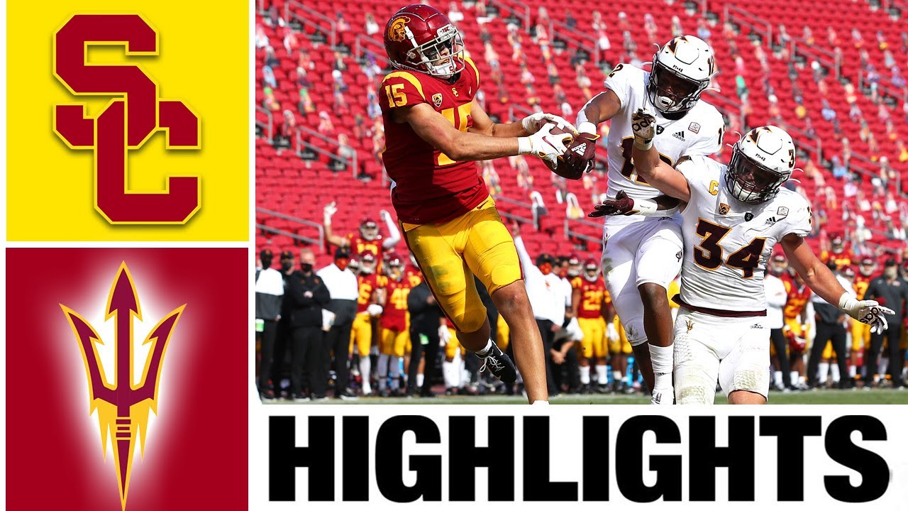 Arizona State vs #6 USC Highlights | College Football Week 5 | 2022 ...