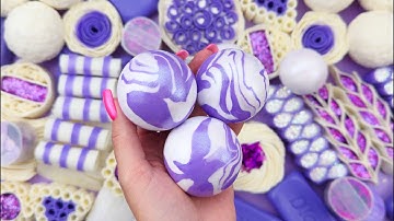 Relaxing ASMR Soap Art: Crushing Colorful Soap, Cutting cubes, and Creating with Glitter and Foam!
