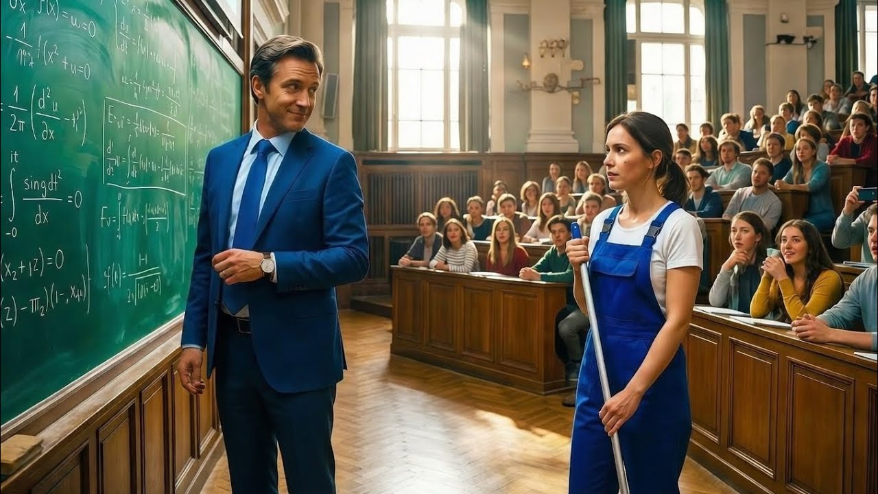 Профессор УНИЗИЛ Уборщицу На Лекции Перед Всеми...Через 5 МИНУТ Она Сделала То, От Чего Он Побледнел