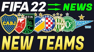 FIFA 22 NEWS & LEAKS | ALL NEW CONFIRMED CLUBS ✅😱!