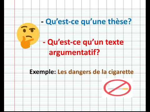 Le Texte Argumentatif Une Explication Claire Et Facile De A A Z Youtube