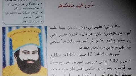 Lesson 5 class 6 learn sindhi reading #lesson