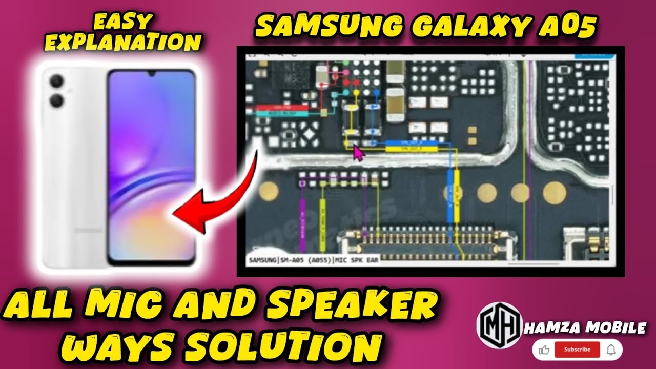 Samsung A05/SM-A055 Ringer,Mic,EAR Speaker Not Working Problem Solution ...