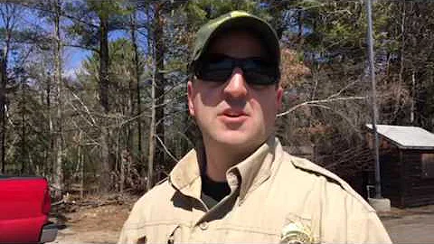 Forest Ranger Neil Bilodeau talks outdoor fire saf...