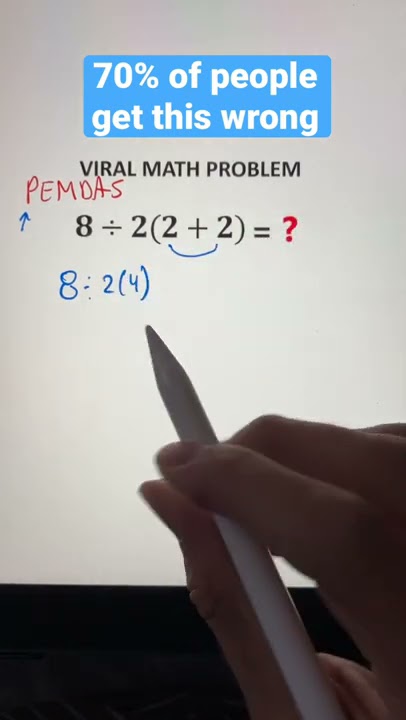 PEMDAS Math Problem | Algebra Fundamentals | JusticeTheTutor #math #shorts #maths #mathstricks