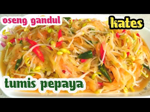 resep tumis pepaya muda sederhana tapi mantuull rasanya 😋