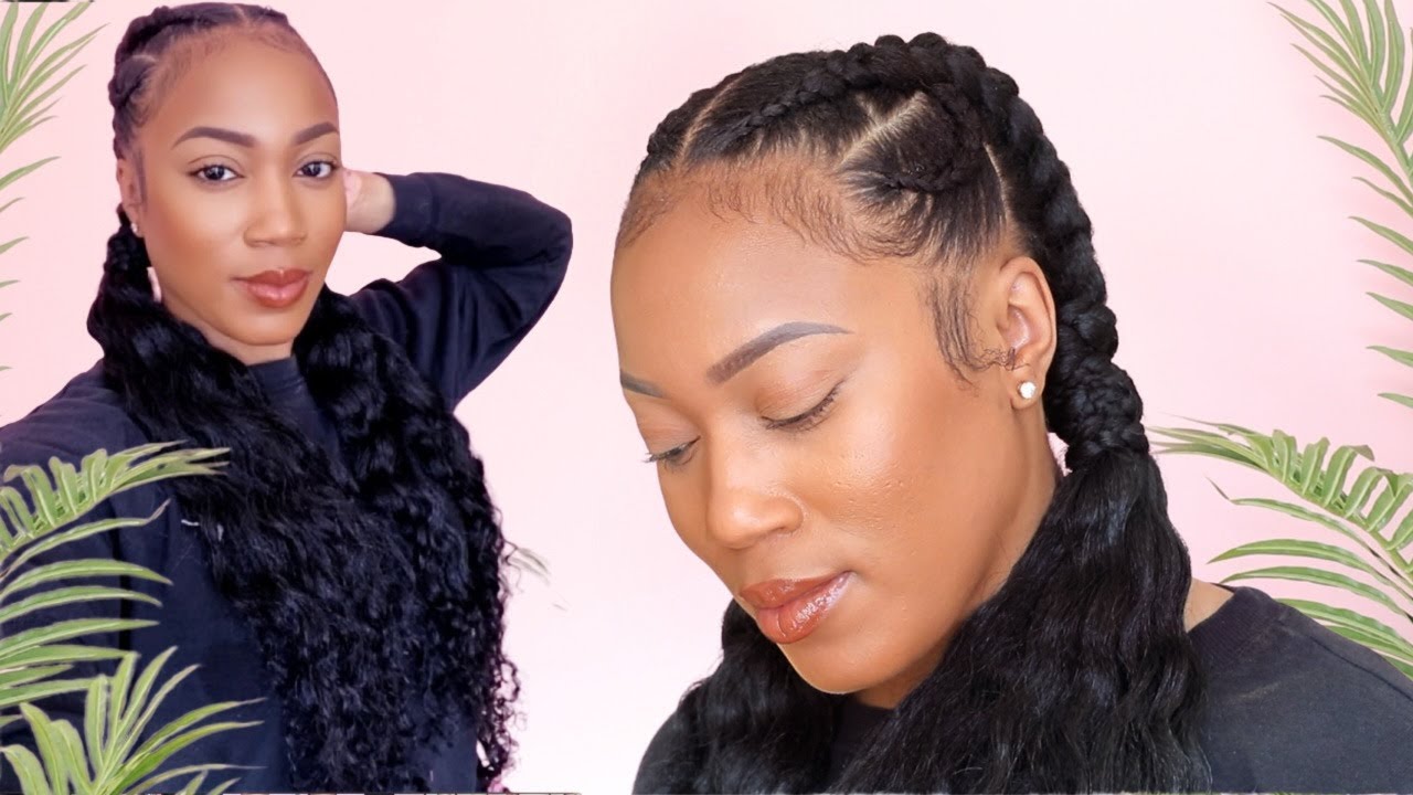 Feed-in braids 2/ curly ends! October - Lavish Me Lovely