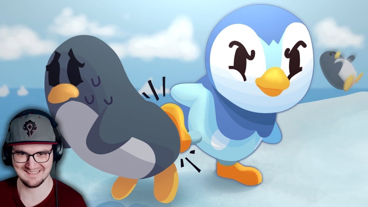 ПИНАЮ ПИНГВИНОВ В ВОДУ... ► leafxup Roblox ( Роблокс ) | Реакция