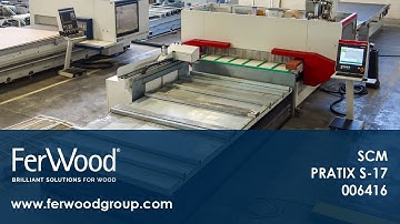 CNC Machine Centres With Flat Tables - SCM - PRATIX S-17 - Ferwoodgroup - 006416