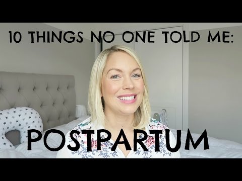 10 THINGS NO ONE TOLD ME ABOUT POSTPARTUM | Ad