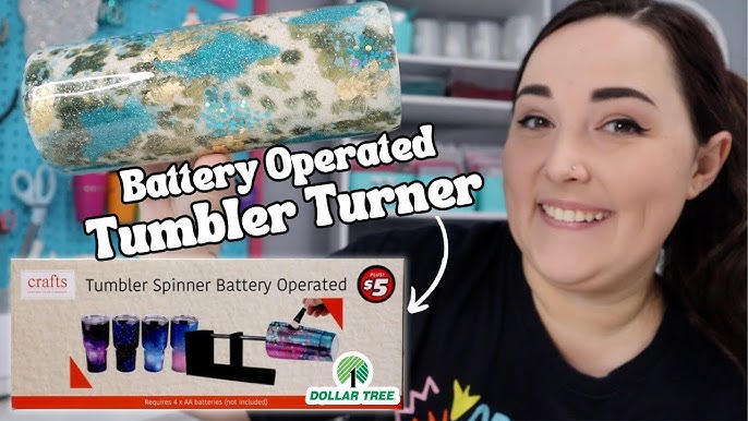 Crafts4U Tumbler Turner: DIY Cup Spinner W/Aluminum Alloy, Sponge