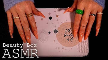 ASMR Glossybox Unboxing (🎧 soft spoken, tapping, scratching)