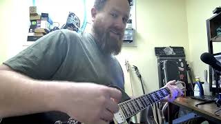 my LTD EC-401VF guitar with mods