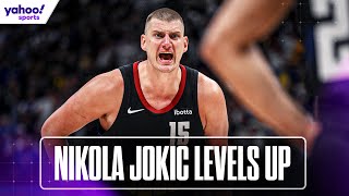 How Nuggets' NIKOLA JOKIC levels up and becomes even more UNSTOPPABLE against LAKERS | Yahoo Sports