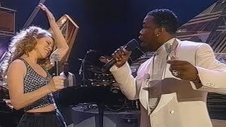 remember when Mariah Carey \& Boysz II men sang together at 38th Annual Grammy Awards (1996)