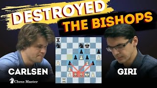 Carlsen's positional MASTERPIECE - Anish Giri bishops in a trouble - World Blitz Championship 2022в by ChessMaster Max 634 views 1 year ago 8 minutes, 56 seconds