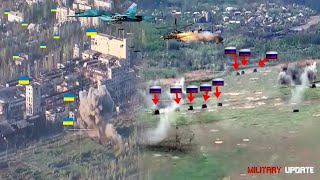 Brutal battle! Russia deploys tank convoys, air strikes and artillery