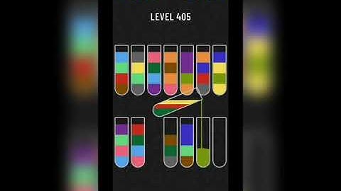 Water sort puzzle level 405