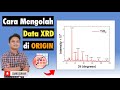 Cara mengolah data XRD di software ORIGIN