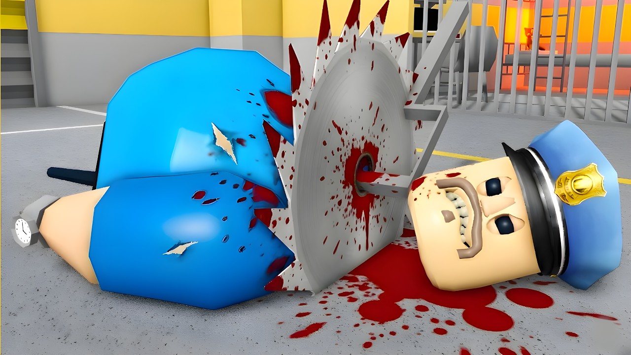 WHO CUT HEAD OFF BARRY in BARRY'S PRISON RUN! New Scary Obby (