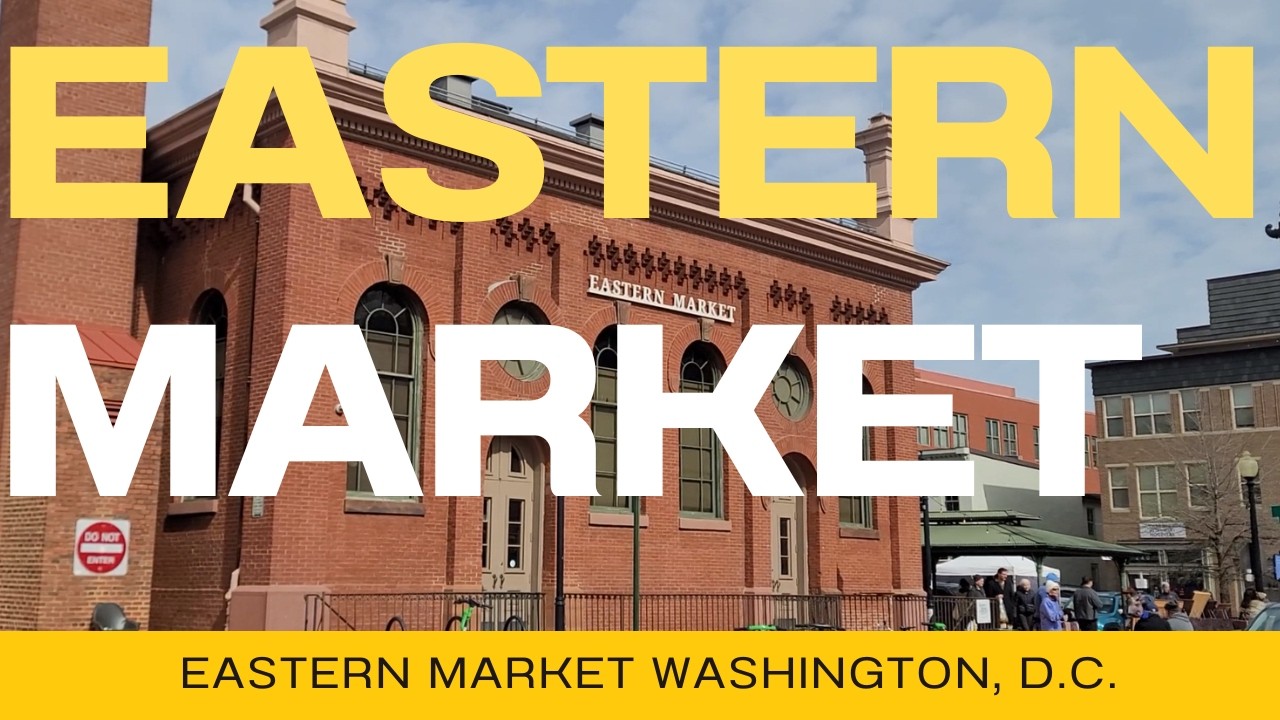 Silent Walk at Eastern Market, Washington D.C. 🏙️ | Capitol Hill Market Ambience | Real-Time Walking