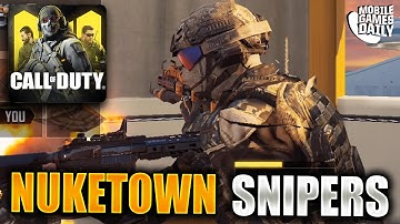 CALL OF DUTY MOBILE - Gameplay Part 3 - Nuketown Snipers (iOS Android)