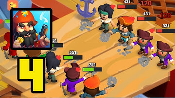 Idle Pirates Sea Adventures Gameplay Walkthrough Part 4 (Android,IOS)