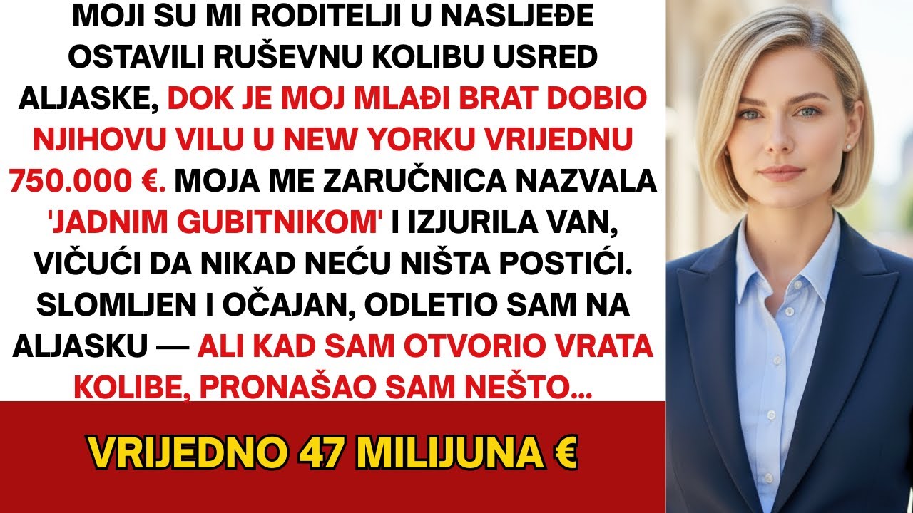 Roditelji su mi ostavili trošnu kolibu, dok je brat dobio vilu od €800k — onda sam našla €50M... !!!