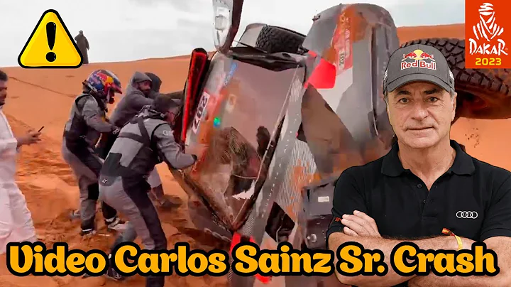 Video of Carlos Sainz Sr. Crash - Turned over at t...