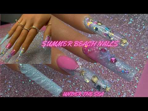 Beach Nails Design 🏝️🪸 | Summer Nails