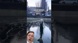 Soothing Semi Frozen Waves | Man News (via rif010_rotterdam/ig) #satisfying #top10 #asmr #ice